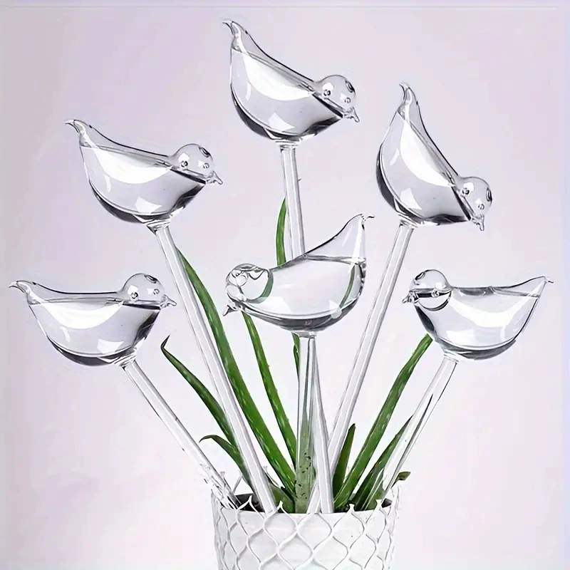 Automatic Plant Waterer - ลูกโลกรดน้ำรูปนกสำหรับสวน เหมาะสำหรับการรดน้ำดอกไม้อัตโนมัติและอุปกรณ์รดน้ำแบบหยดสำหรับสวนในบ้าน