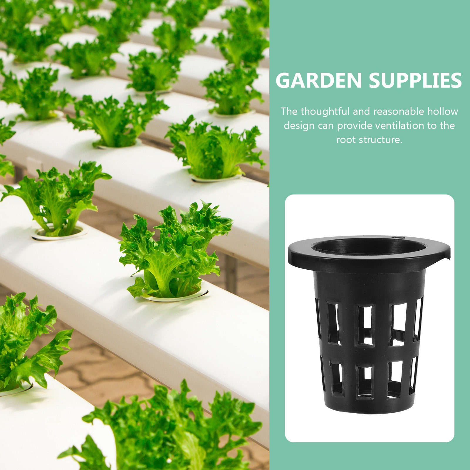 50 ชิ้น ตะกร้าปลูกพลาสติก กระถ - Gardening Tools Vegetables บทวิจารณ์และราคา