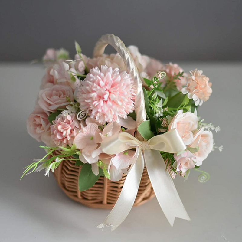 ตะกร้าดอกไม้งานแต่งงานทอมือพร้ - Gardening Tools Girls บทวิจารณ์และราคา