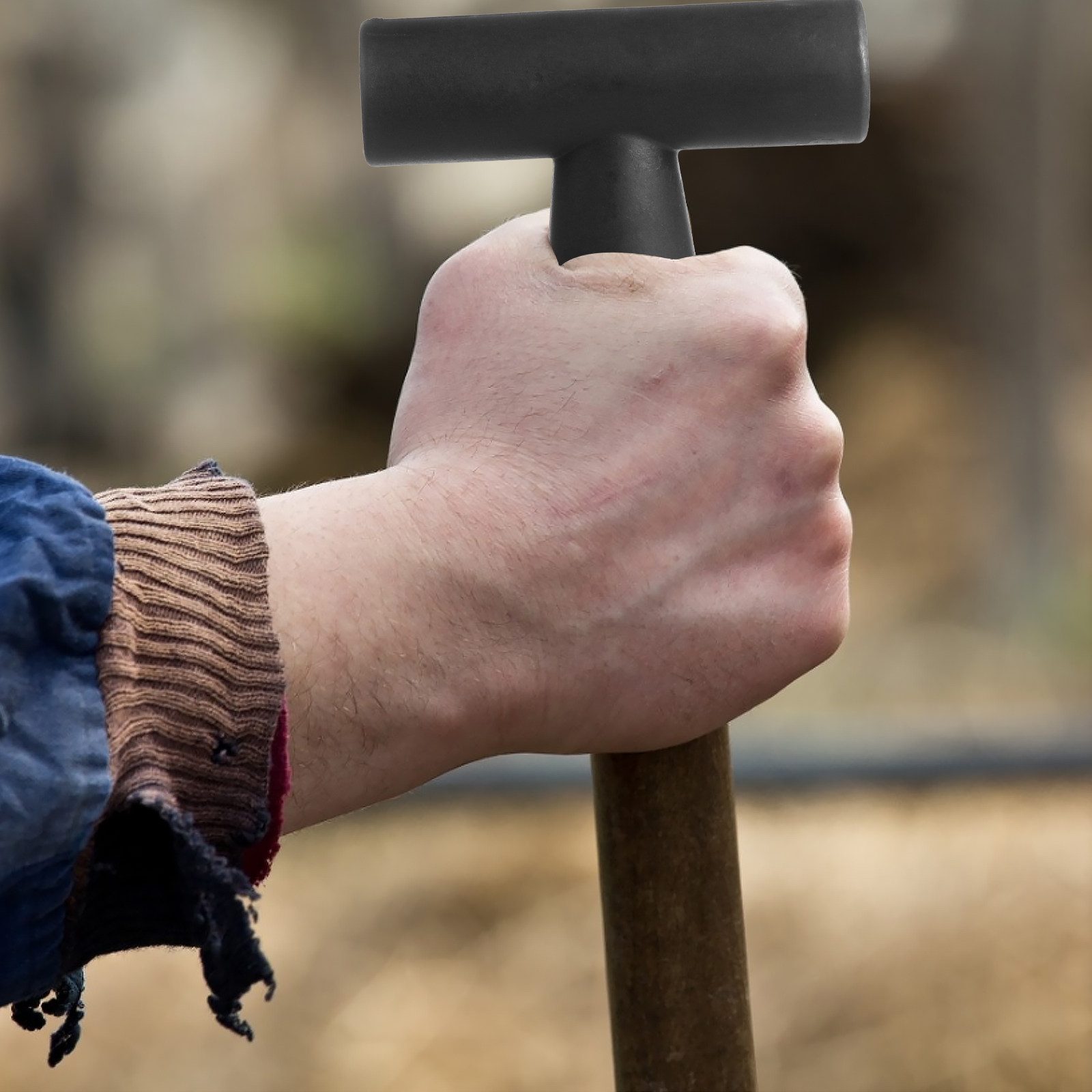 2 ชิ้น ด้ามจับพลาสติกพรีเมียม  - Spade Digging Fork บทวิจารณ์และราคา